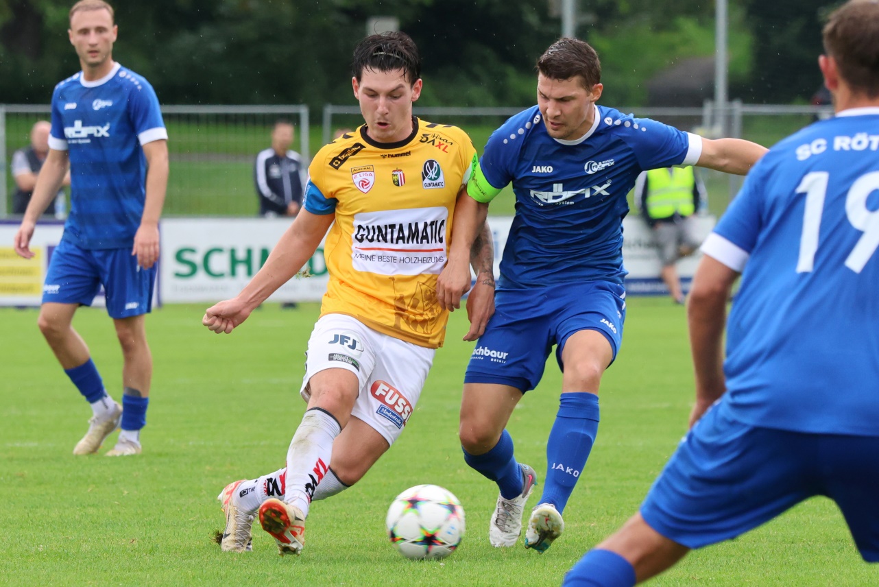 grosse mark sv ried oefb cup sc roethis 28 07 2024 schroeckelsberger biereder