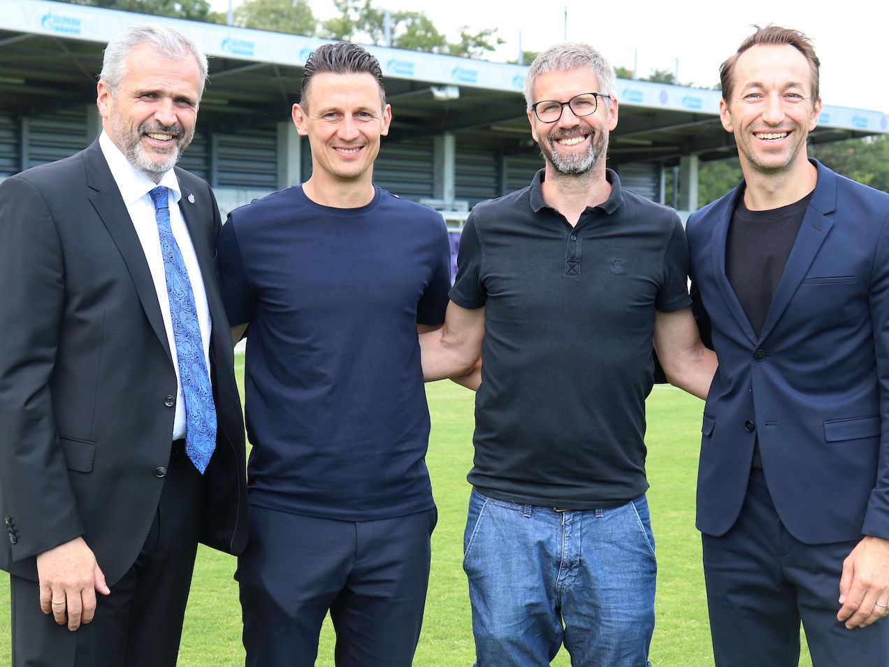 Krisch, Mader, Glatzer, Ortlechner. Foto: FK Austria Wien