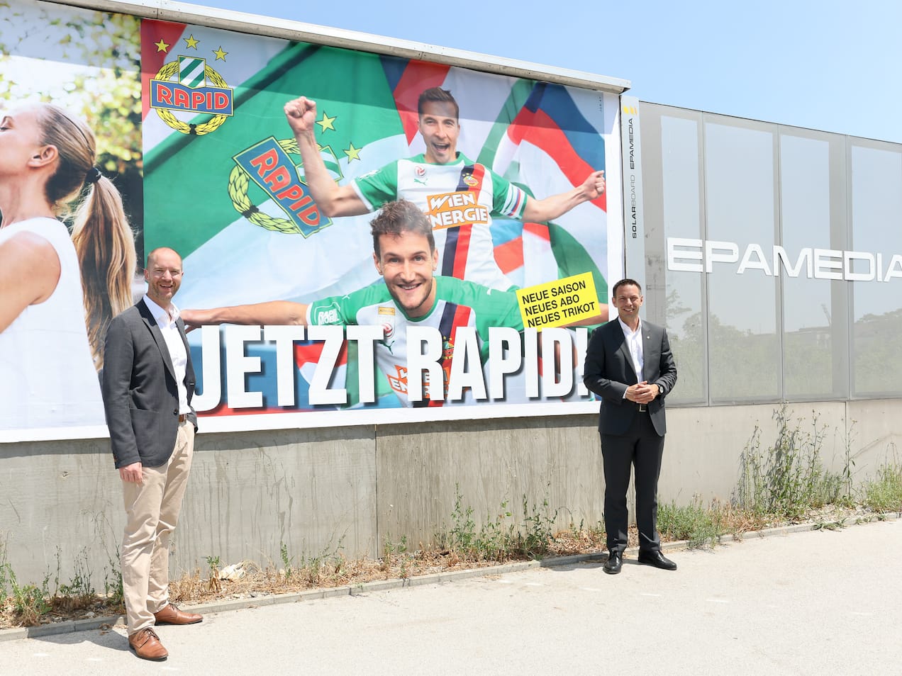 Sk Rapid Startet Neue Plakatkampagne Bundesliga Ligaportal