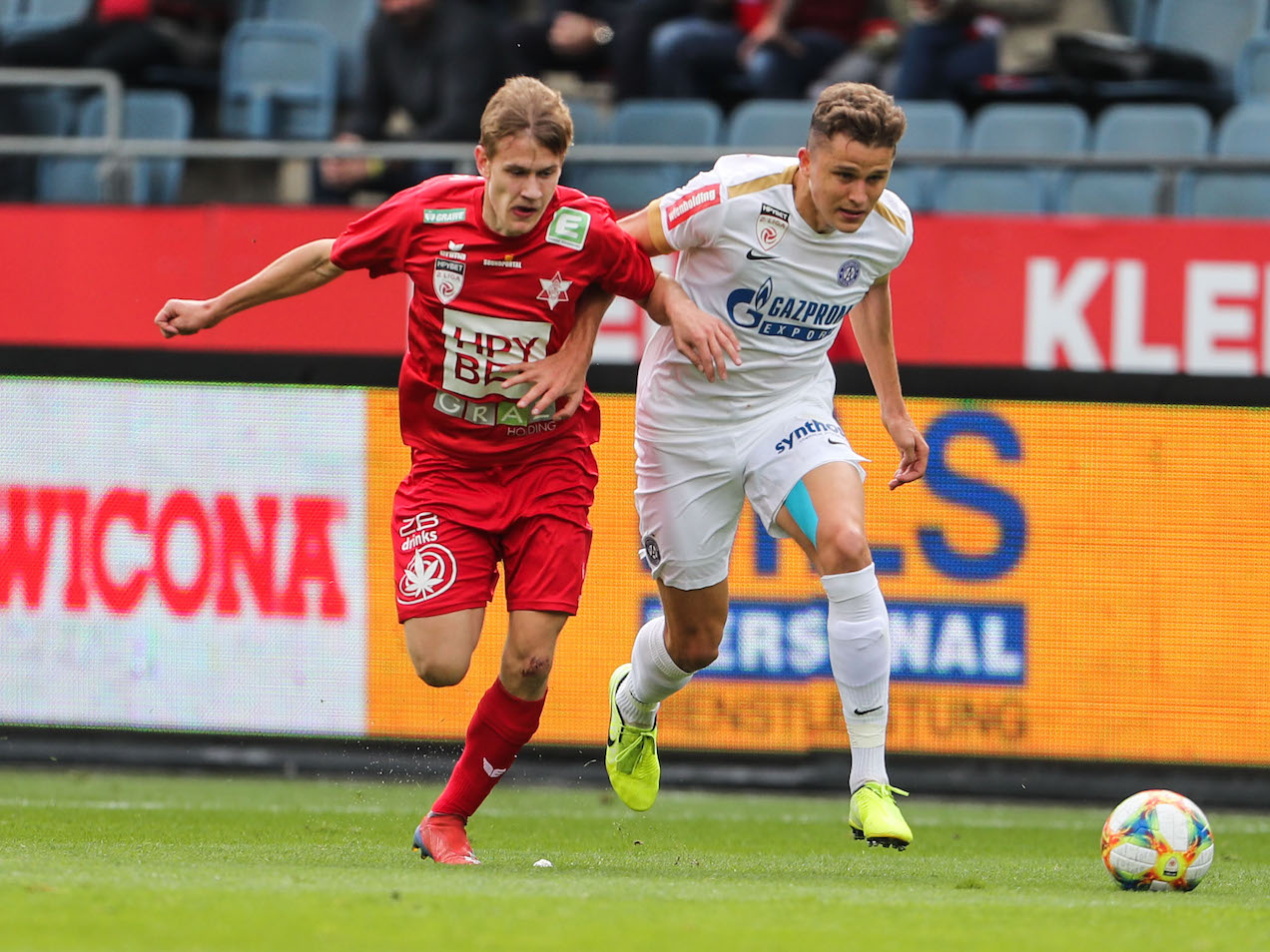 Schellnegger war als Testspieler beim TSV Hartberg zu Gast. Foto: Richard Purgstaller