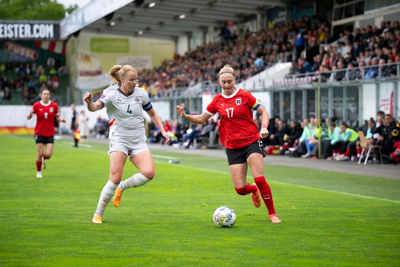 puntigam oesterreich island frauen 31 05 2024 paul gruber oefb biereder