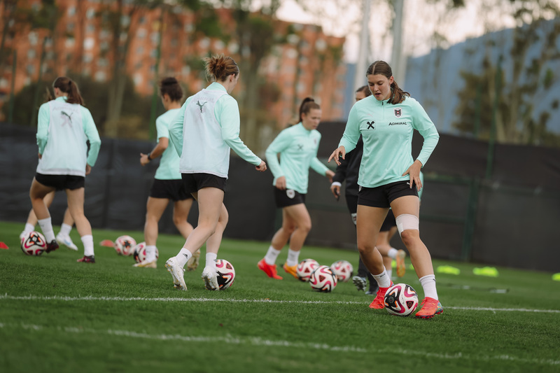 oefb u20 frauen wm vorbereitung training walter jasmin