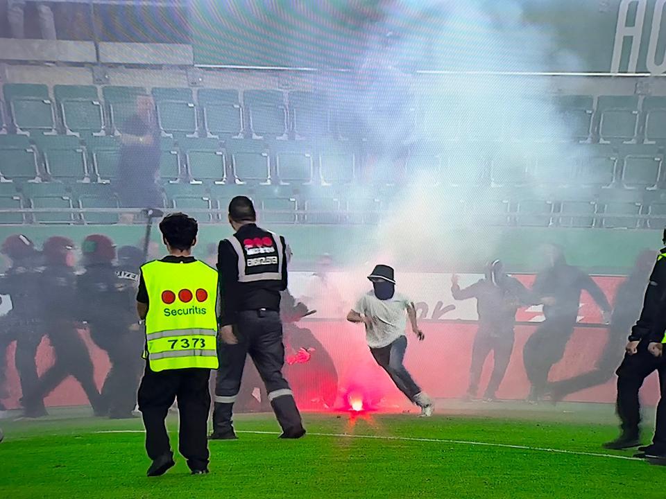 ausschreitungen sk rapid wiener derby 22 09 2024