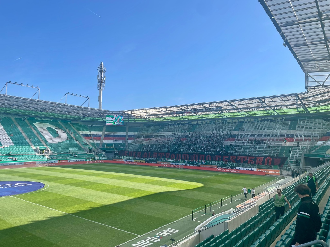 tribuene vor wiener derby sk rapid vs austria wien 22 06 2024 biereder biereder