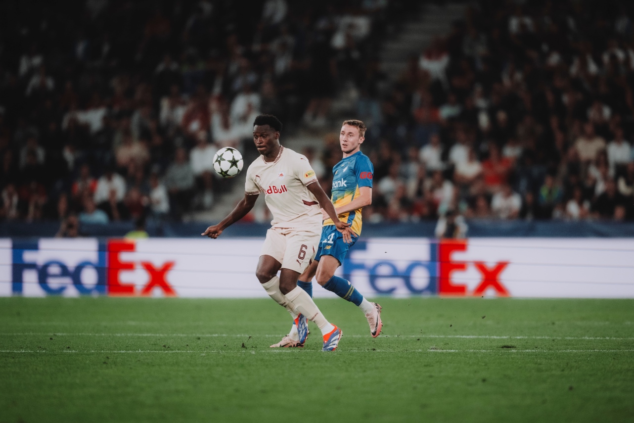 baidoo samson fc salzburg vs dynamo kiew cl play off rueckspiel 27 08 2024 rbs via getty biereder