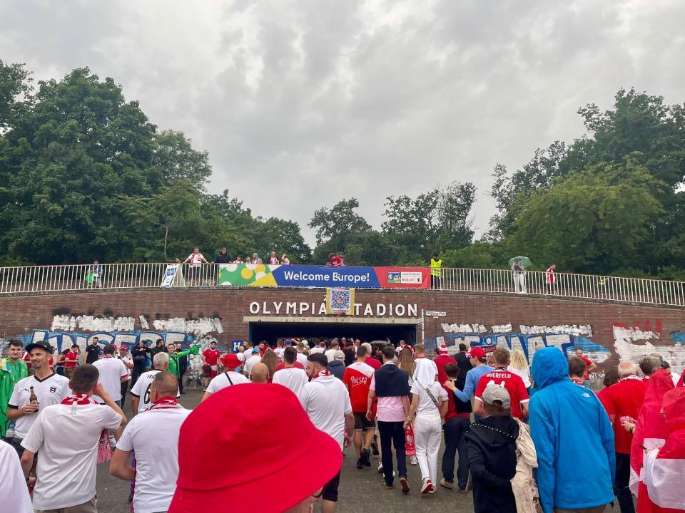 olympiastadion berlin oesterreich polen 21 06 2024 biereder