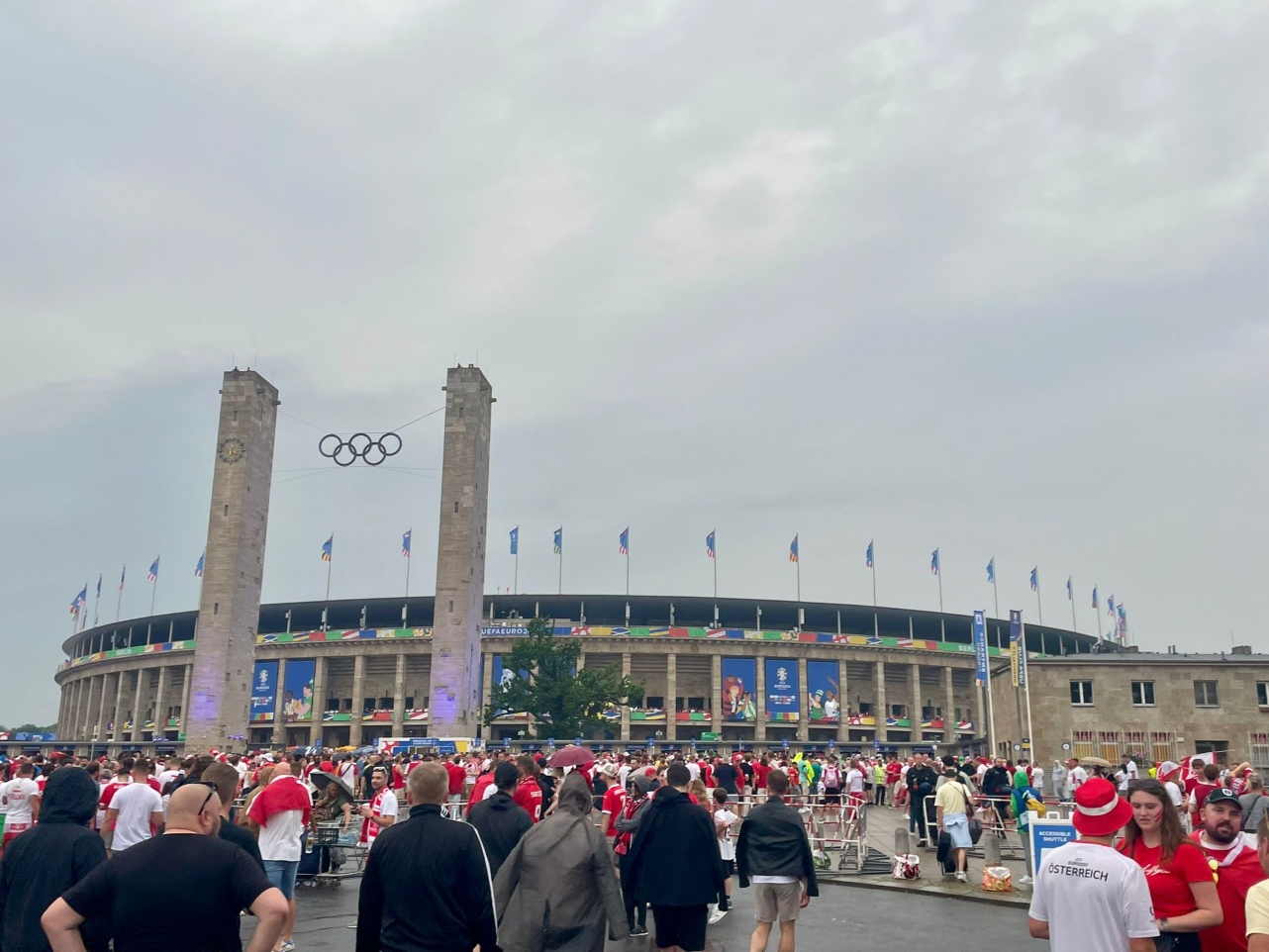 olympiastadion berlin em polen oesterreich 21 06 2024 biereder