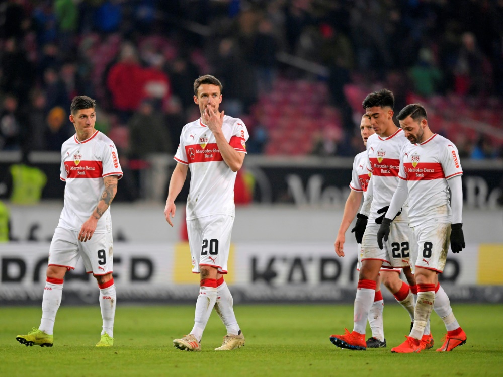 Hängende Köpfe: Der VfB verspielte einen Sieg