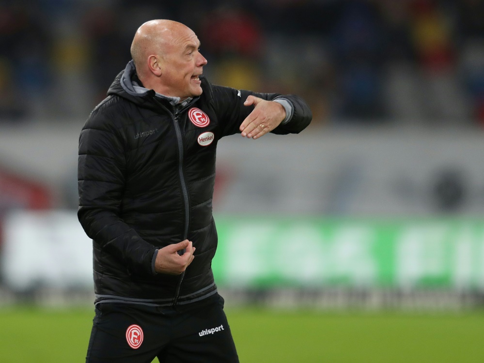 Nur ein Punkt für Düsseldorf und Trainer Uwe Rösler