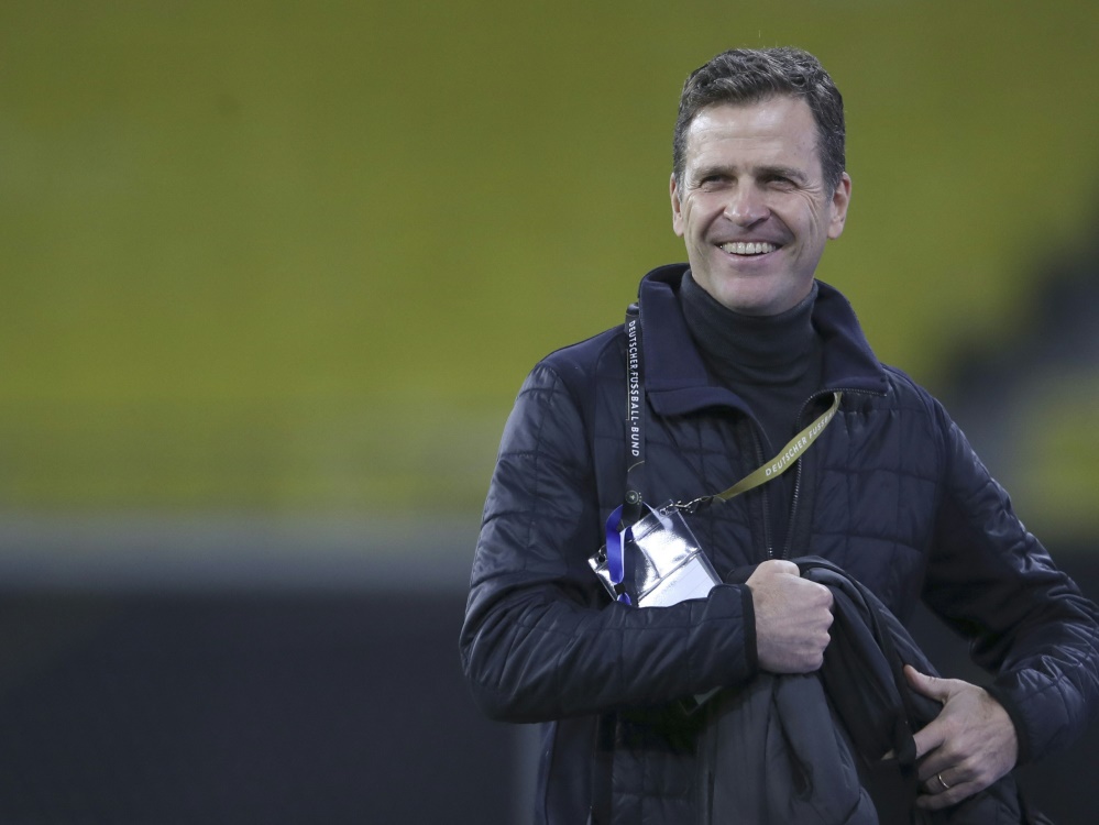 Bierhoff und DFB-Team fieberten mit U21 mit