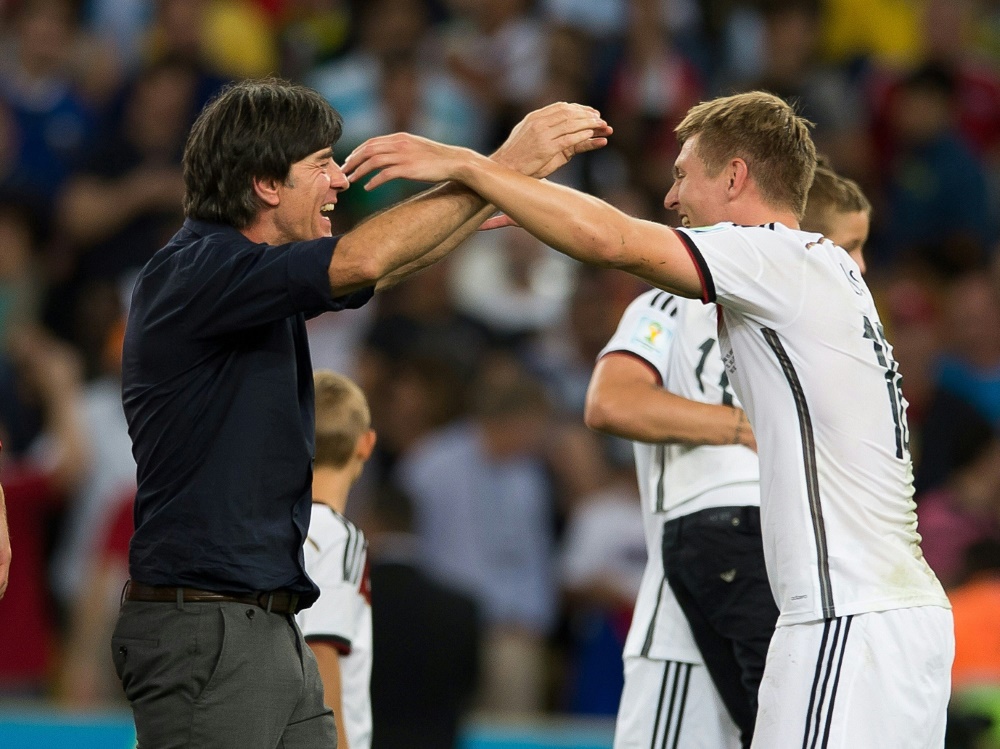 Löw bezeichnet Kroos als großen Leader auf dem Platz (Foto: SID)