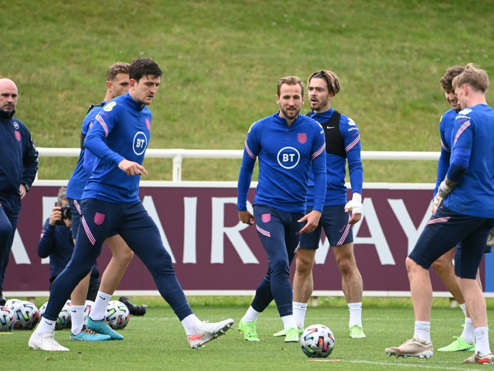 Vor EM-Halbfinale: Gute Stimmung im englischen Kader (Foto: SID)