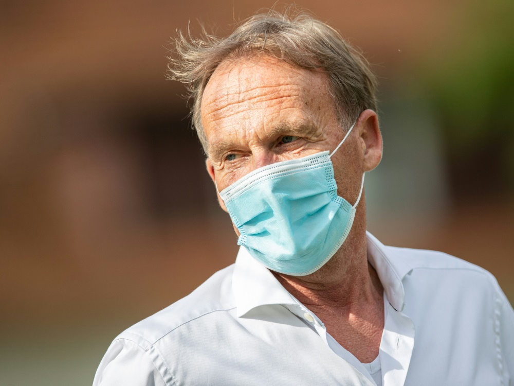 Hans-Joachim Watzke bleibt in Sachen Zuschauer gelassen (Foto: SID)