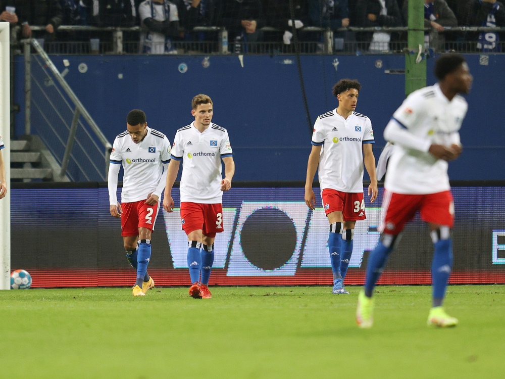 Der Hamburger SV patzt im Aufstiegsrennen erneut (Foto: SID)