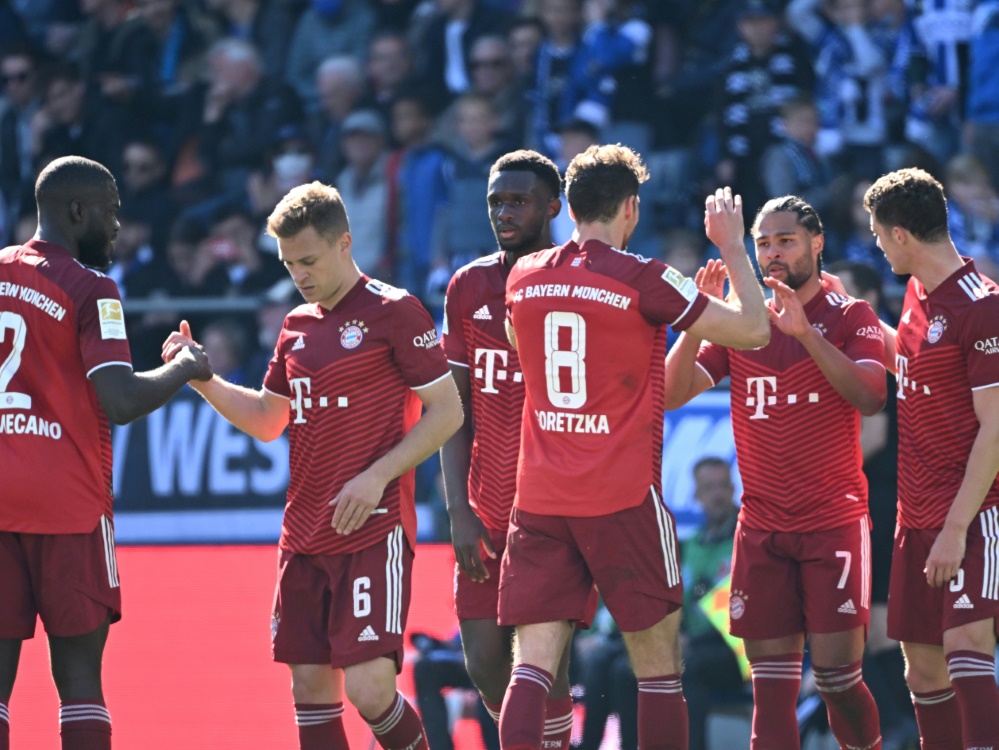 Lockerer Sieg für die Bayern bei Arminia Bielefeld (Foto: SID)