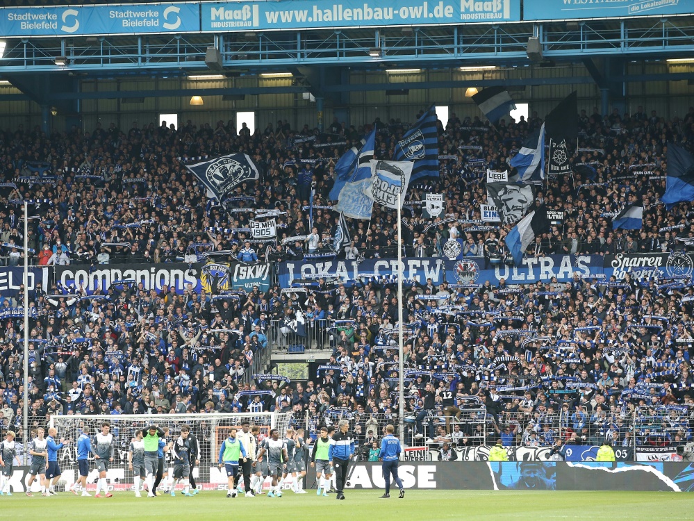 Arminia Bielefeld und seine Fans stärken Waldschutz (Foto: SID)