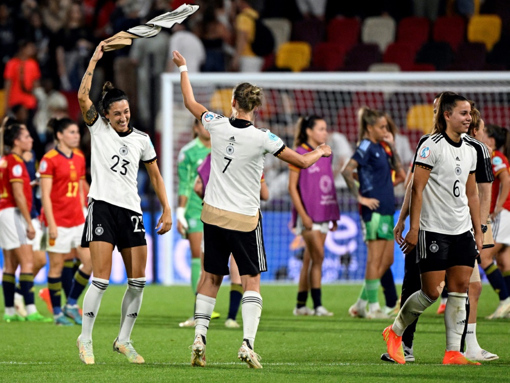 Das DFB-Team ist vorzeitig im EM-Viertelfinale (Foto: AFP/SID/DAMIEN MEYER)