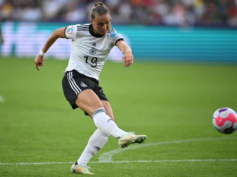 Vergab gegen Österreich eine Großchance: Klara Bühl (Foto: AFP/SID/JUSTIN TALLIS)