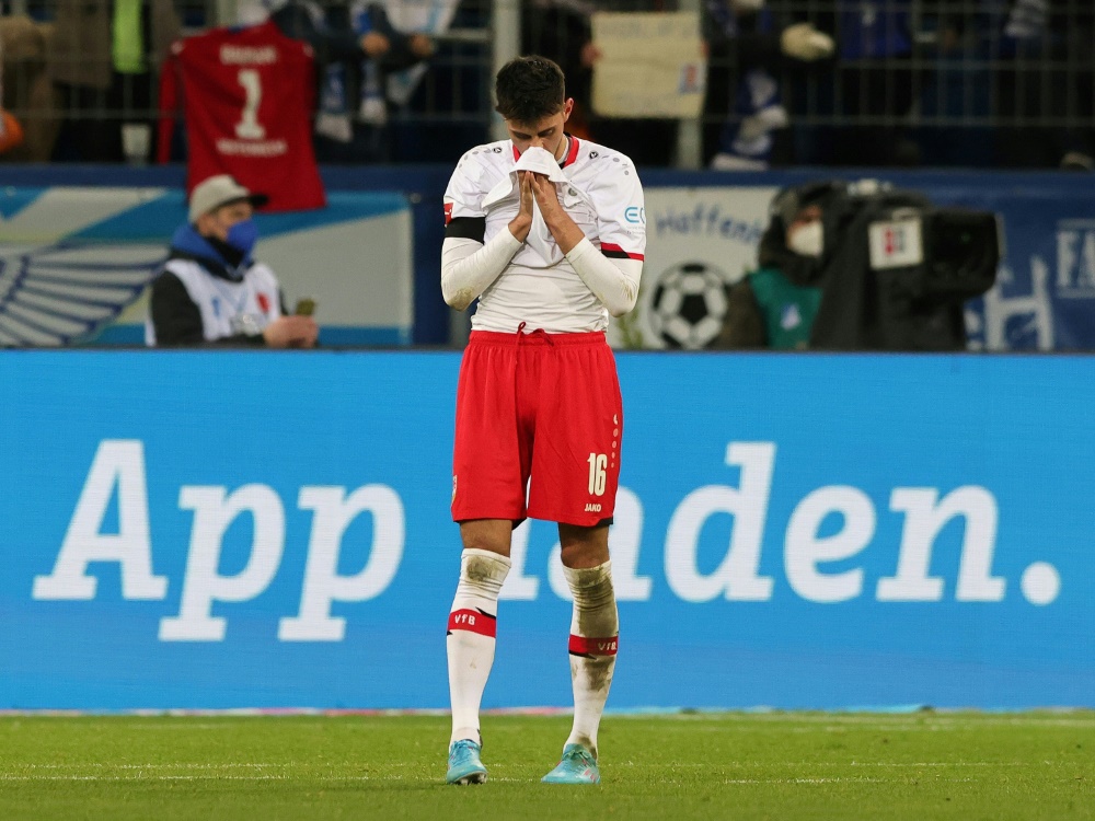 Atakan Karazor verletzte sich im Spiel beim 1. FC Köln (Foto: FIRO/FIRO/SID)