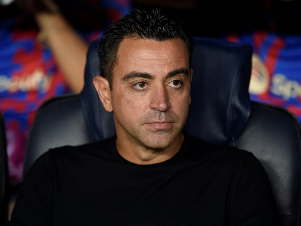 Der Barca-Trainer ist vom polnischen Superstar angetan (Foto: AFP/SID/JOSEP LAGO)