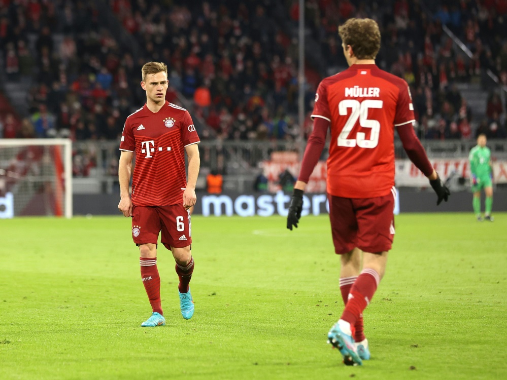 Bayern-Stars Kimmich und Müller hatten Corona (Foto: FIRO/FIRO/SID)