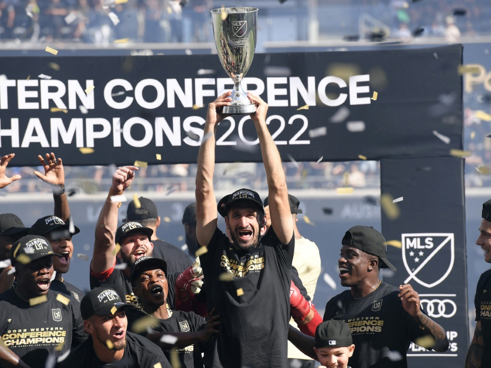 Chiellini und Los Angeles gewinnen Western Conference (Foto: AFP/GETTY IMAGES/SID/KEVORK DJANSEZIAN)