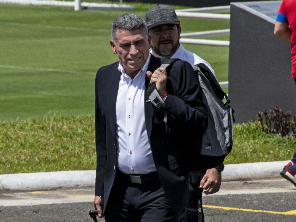 Keine Generalprobe für Costa Ricas Trainer Suarez (Foto: AFP/SID/EZEQUIEL BECERRA)