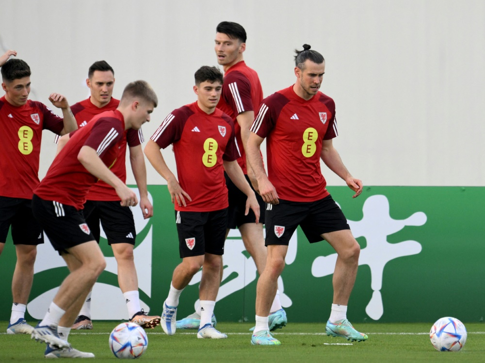 Wales startet am Montag gegen England in die WM. (Foto: AFP/SID/NICOLAS TUCAT)