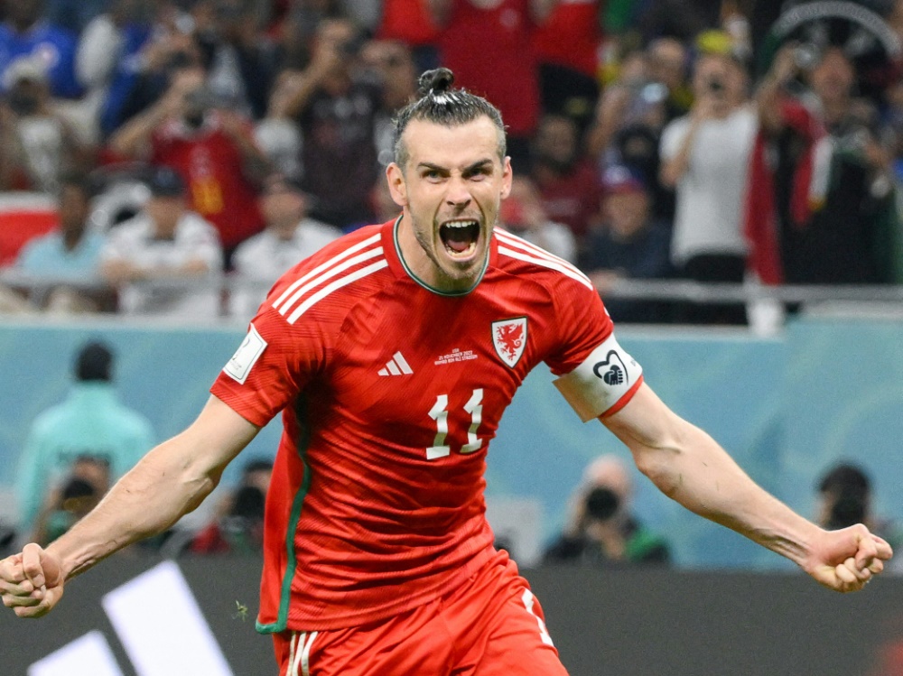 Wales' Rekordnationalspieler Bale hört auf (Foto: AFP/SID/NICOLAS TUCAT)