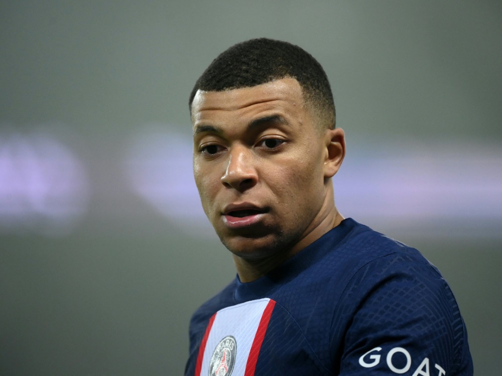 Kylian Mbappe kritisiert PSG (Foto: AFP/SID/FRANCK FIFE)