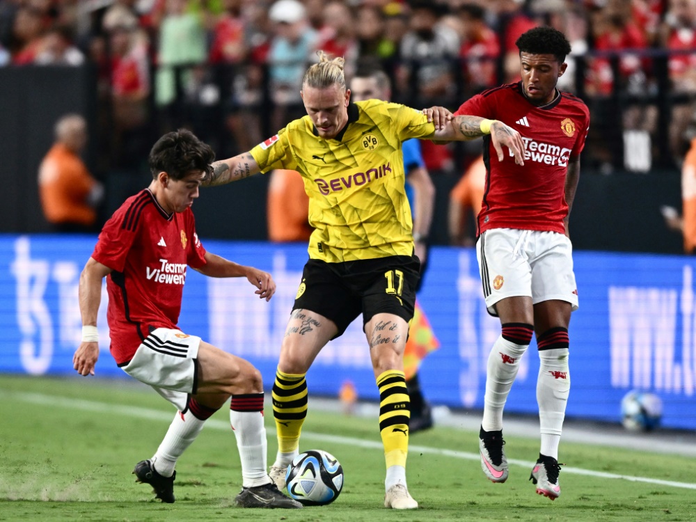 Marius Wolf sieht keinen BVB-Knacks (Foto: AFP/SID/PATRICK T. FALLON)