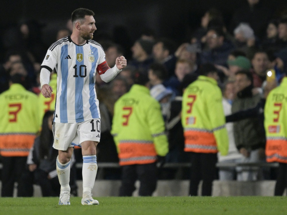 Lionel Messi glänzt für Argentinien (Foto: AFP/SID/JUAN MABROMATA)