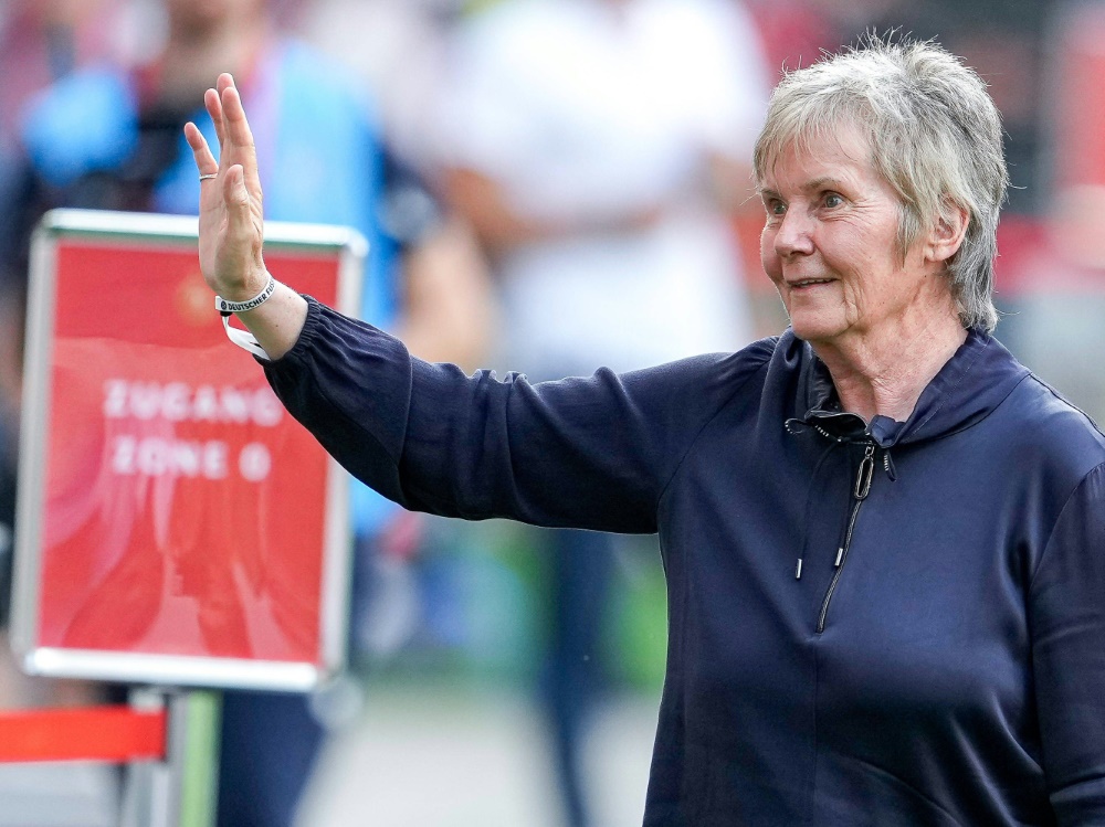 Theune führte das Frauen-Nationalteam 2003 zum WM-Titel (Foto: IMAGO/Oliver Zimmermann/foto2press/IMAGO/Oliver Zimmermann/foto2press/SID/IMAGO/Oliver Zimmermann)