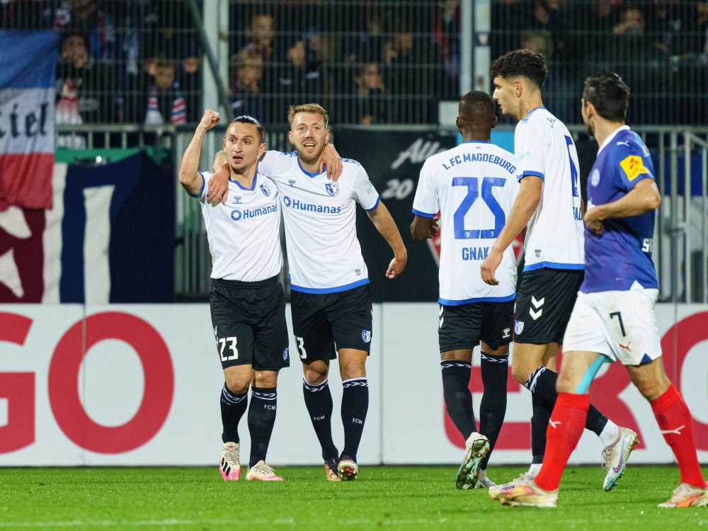 DFB-Pokal: Magdeburg schlägt Kiel im Elfmeterschießen (Foto: Imago/Eibner/von Fehrn/Imago/Eibner/von Fehrn/SID)