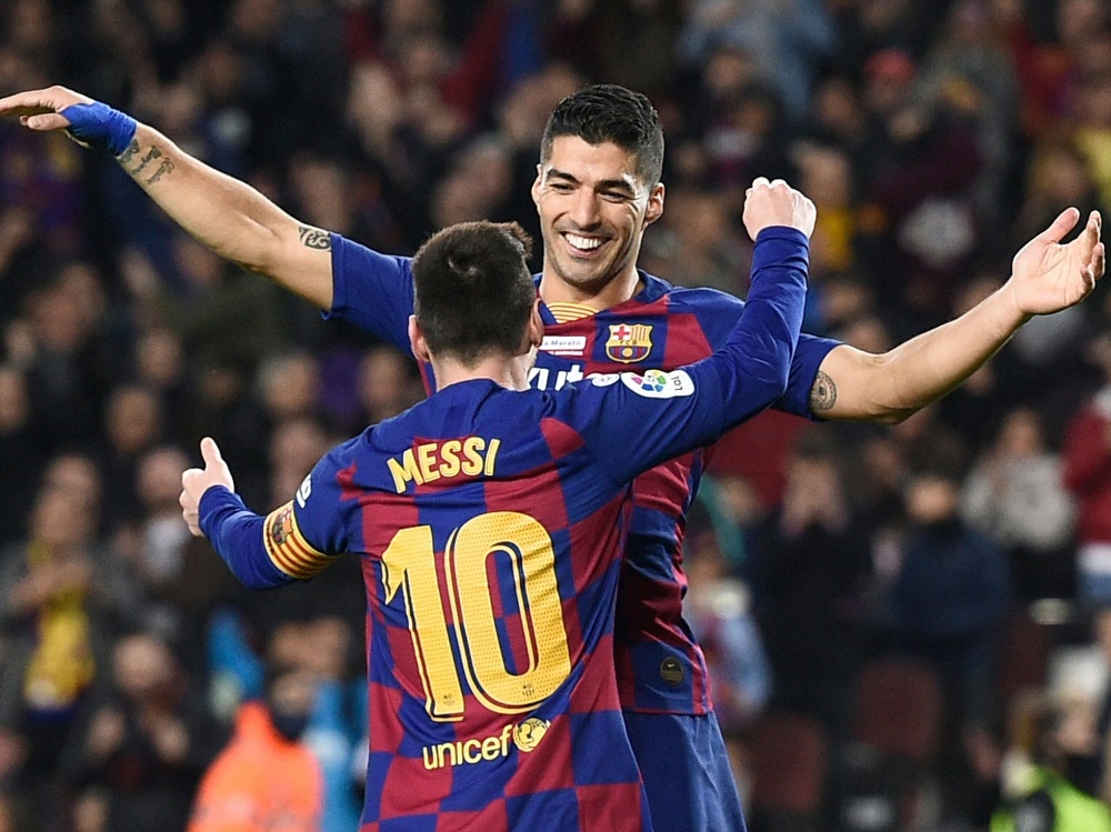 Suarez und Messi bald wieder vereint? (Foto: AFP/SID/JOSEP LAGO)