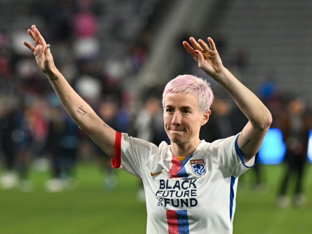 Megan Rapinoe steht im Finale (Foto: AFP/SID/ROBYN BECK)