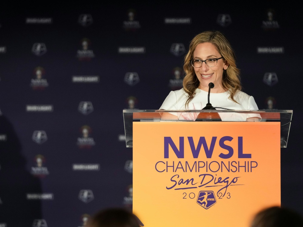 Historischer Deal: NWSL-Chefin Jessica Berman (Foto: www.imago-images.de/www.imago-images.de/SID/IMAGO/Kyle Terada)