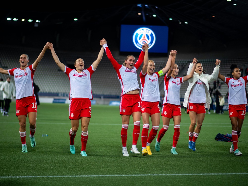 Die Bayern-Frauen durften in Paris jubeln (Foto: IMAGO/Eibner/IMAGO/Eibner/SID/IMAGO/Eibner-Pressefoto/Memmler)