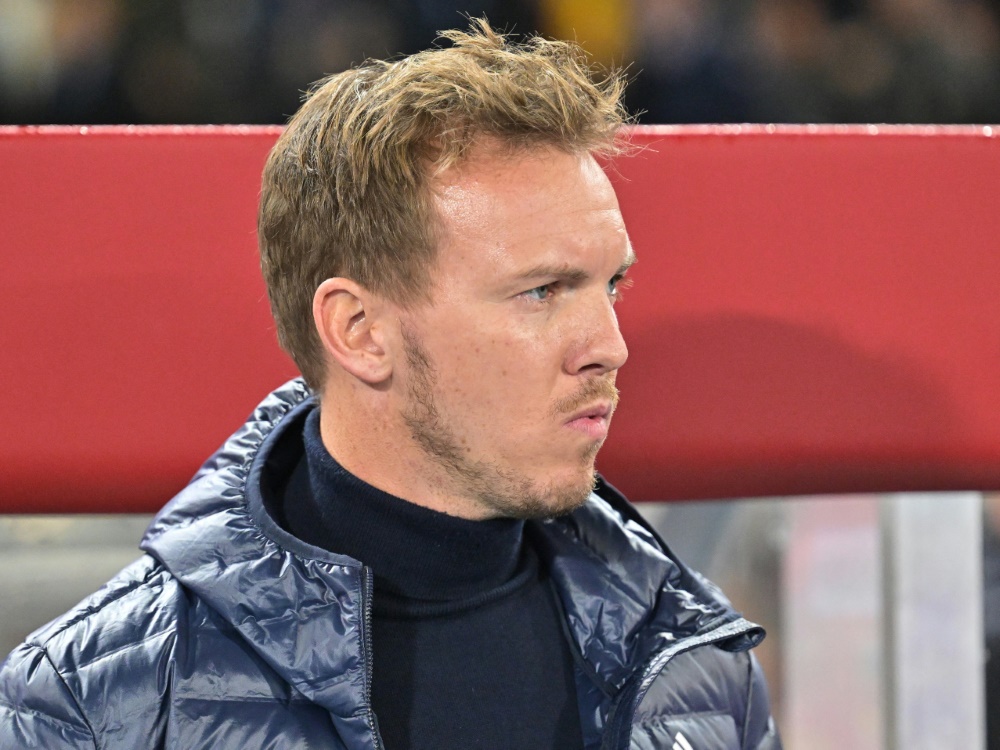 Julian Nagelsmann wird auch von Didi Hamann kritisiert (Foto: AFP/SID/JOE KLAMAR)