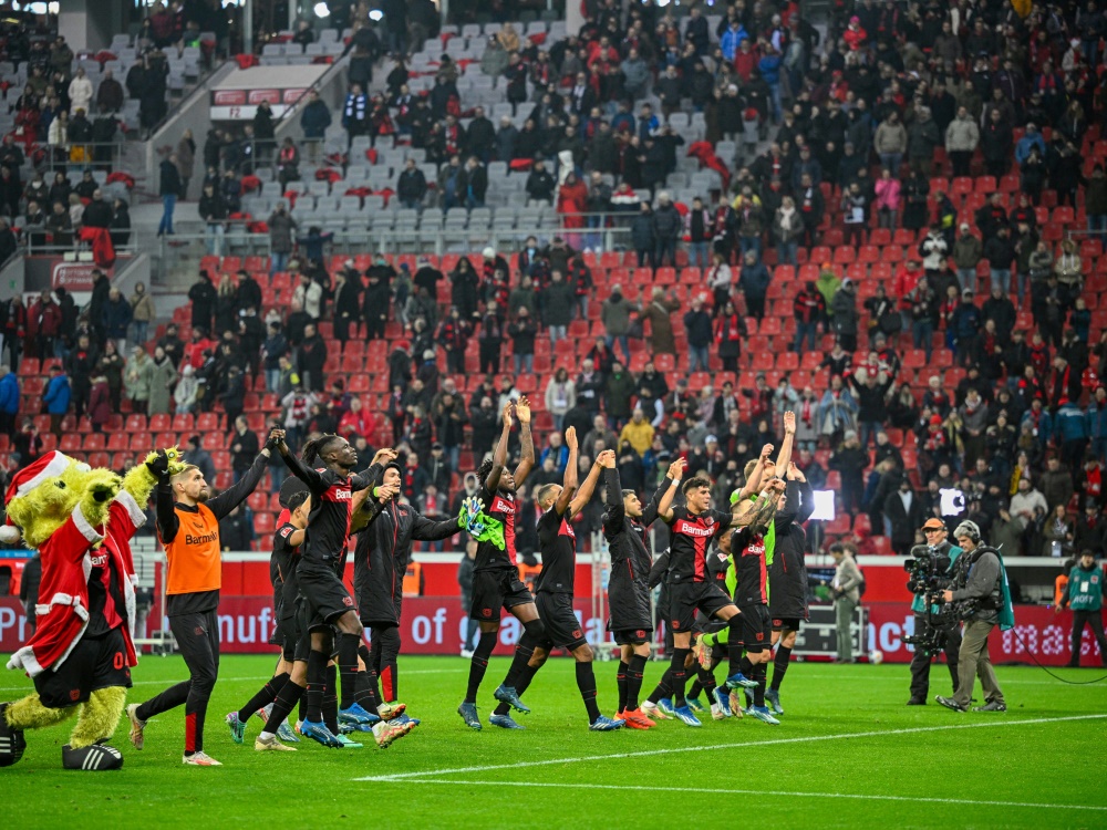 Bayer Leverkusen will Superserie fortsetzen (Foto: AFP/SID/SASCHA SCHUERMANN)