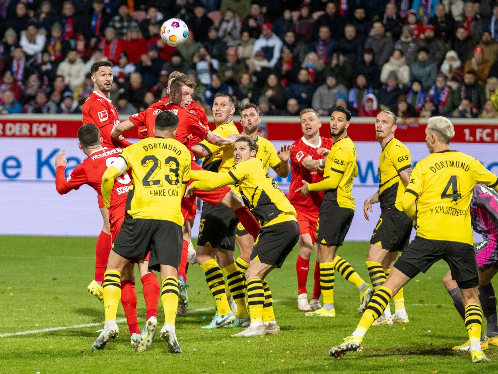 Der BVB kam in Heidenheim nur zu einem 0:0 (Foto: IMAGO/Eibner/IMAGO/Eibner/SID/IMAGO/Eibner-Pressefoto/Sascha Walther)