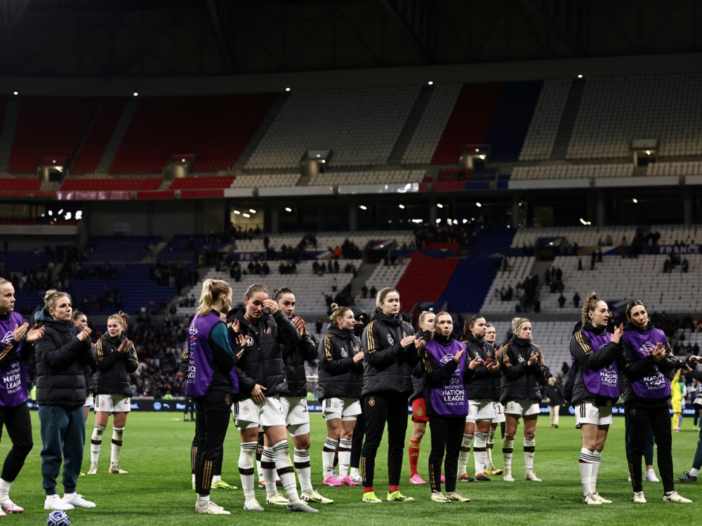 Die DFB-Frauen müssen um Olympia zittern (Foto: AFP/SID/FRANCK FIFE)