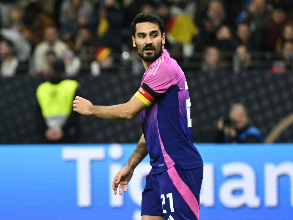 Ilkay Gündogan ist Kapitän der DFB-Elf (Foto: AFP/SID/INA FASSBENDER)