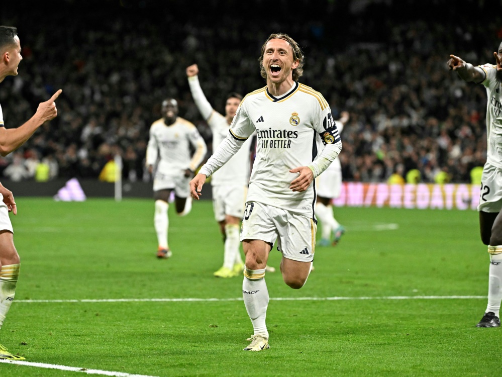 Luka Modric sieht die Finalisten auf Augenhöhe (Foto: AFP/SID/JAVIER SORIANO)