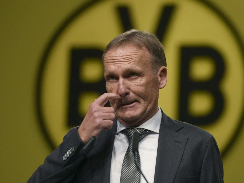 Abschied als Highlight: BVB-Boss Hans-Joachim Watzke (Foto: AFP/SID/INA FASSBENDER)