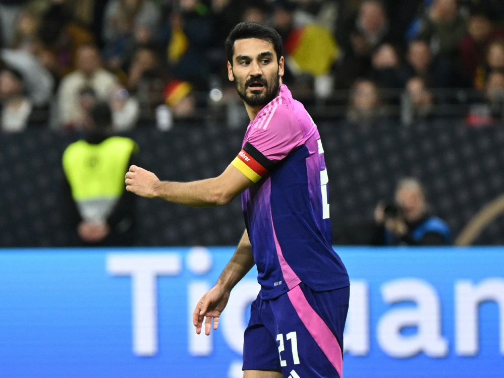 DFB-Kapitän Gündogan (Foto: AFP/SID/INA FASSBENDER)