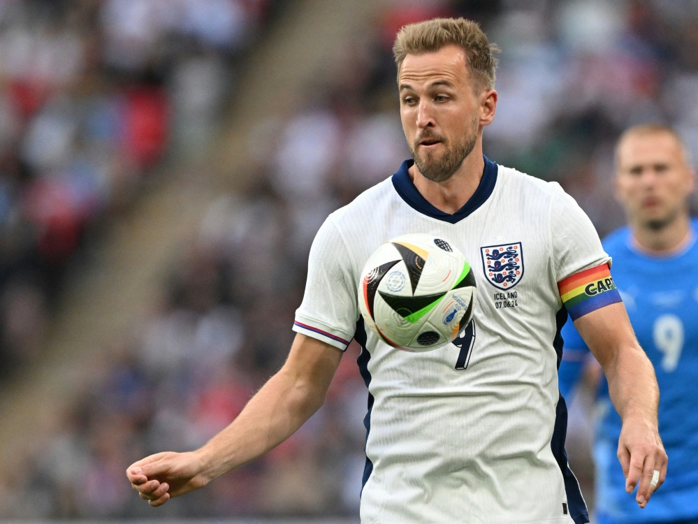 Englands Kapitän Harry Kane (Foto: AFP/SID/GLYN KIRK)