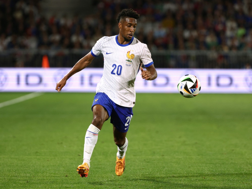 Wieder am Ball: Kingsley Coman (Foto: AFP/SID/ROMAIN PERROCHEAU)