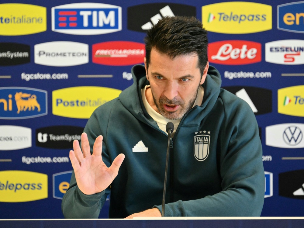 Gianluigi Buffon ist zurück in Deutschland (Foto: AFP/SID/ALBERTO PIZZOLI)