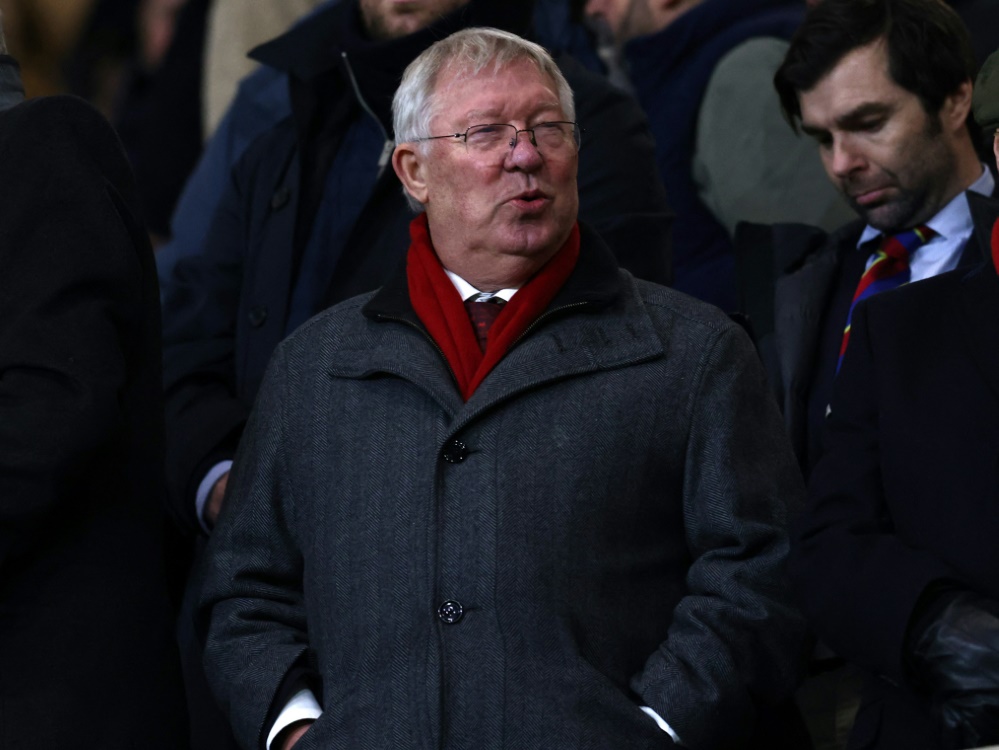 Drückt seinen Schotten die Daumen: Sir Alex Ferguson (Foto: AFP/SID/DARREN STAPLES)